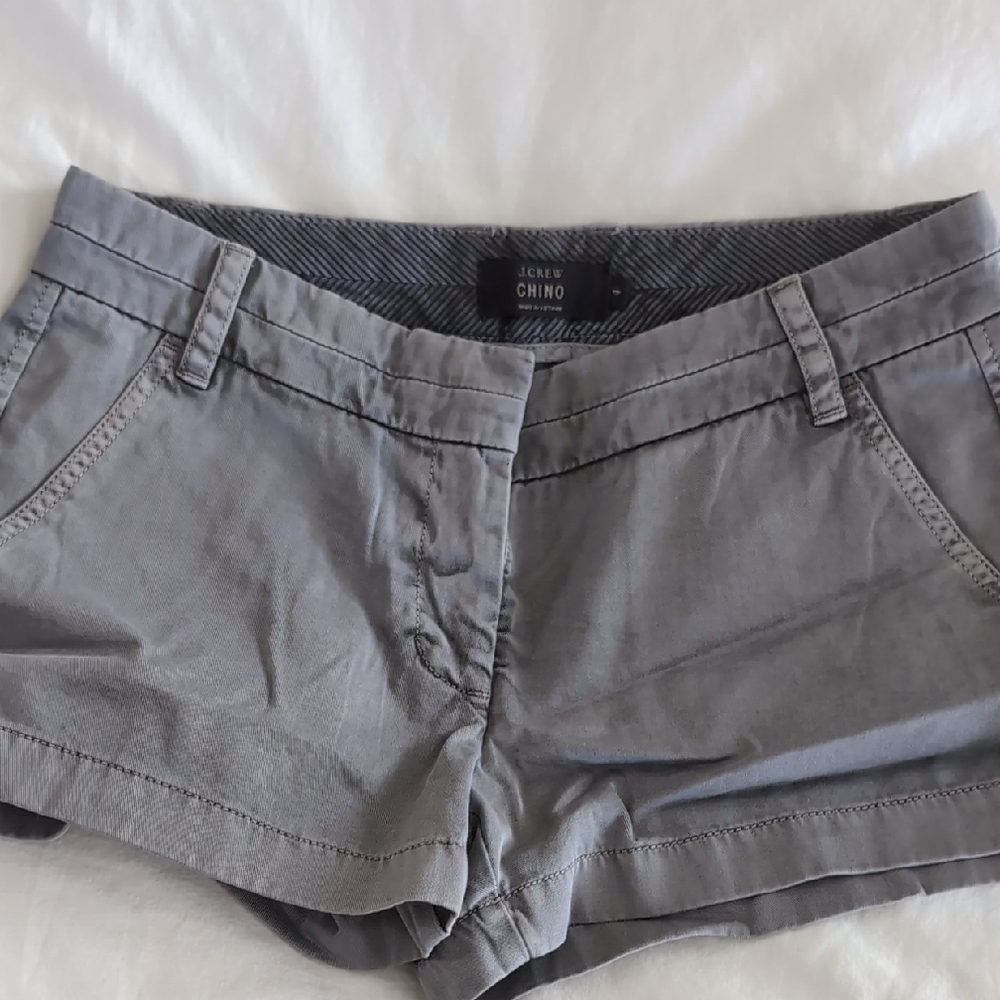 J. Crew Women's Gray Chino Shorts